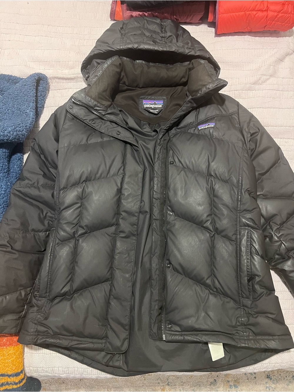 Patagonia Women's Black Hooded Down With It Jacket